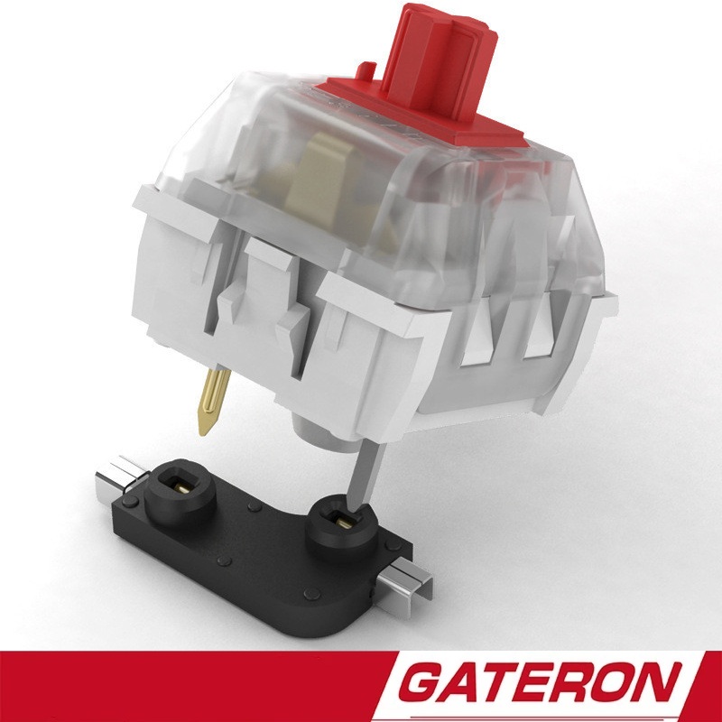 Gaming Keyboard Thocky - Gateron-gateron outemumxスイッチ用のホットスワップ可能なソケットベース,pcbマウントプラグインシャフト,キーキャップ,メカニカルキーボードアクセサリ