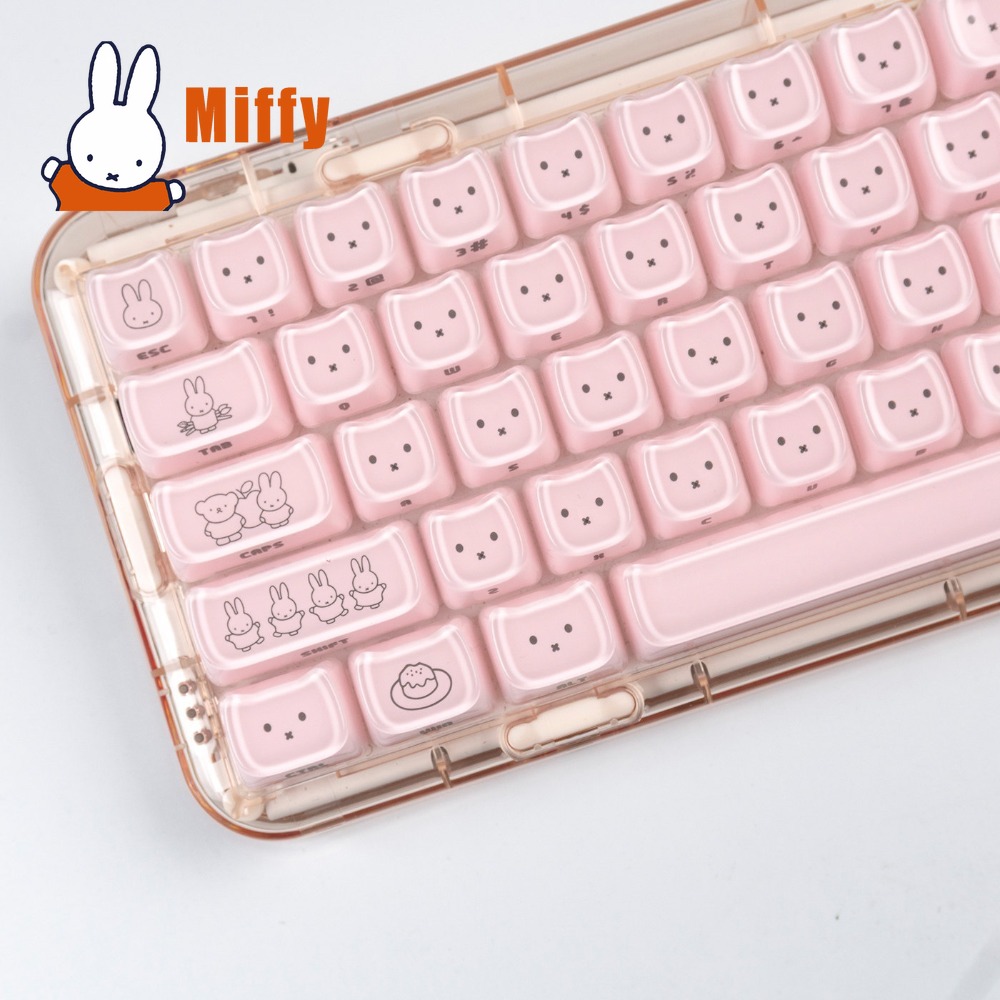 かわいいミッフィーキーキャップかわいいウサギのキーキャップメ - Gaming Keyboard Affordable のレビューと価格