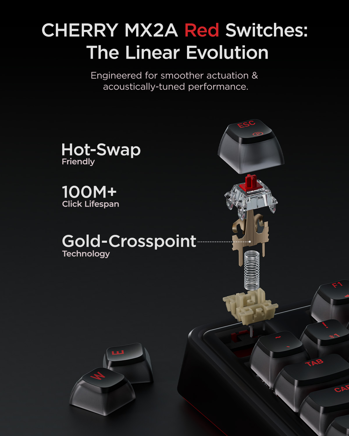 wegear & Cherry XTRFY PIXIU98  - Gaming Keyboard Thocky のレビューと価格