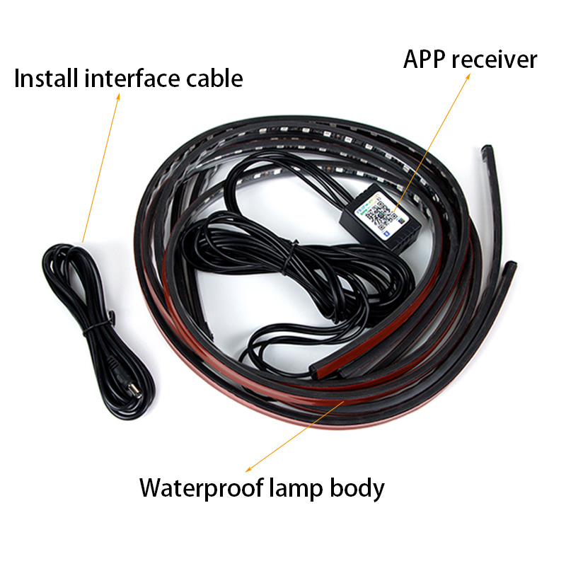 SEAMETAL 車柔軟なアンダーグローストリップライト L - Rgb Underglow Strip のレビューと価格