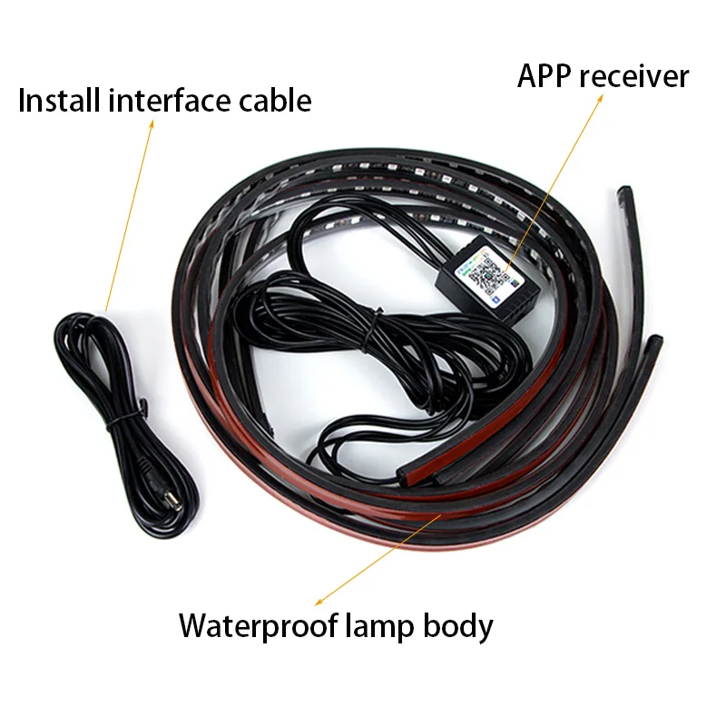 KIEND 車柔軟なアンダーグローストリップライト LED  - Rgb Underglow Strip のレビューと価格