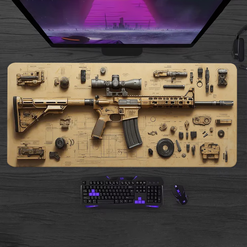 部品分解可能なソフトゲーミングマウスパッド、大型キーボードパ - Gaming Keyboard And Mouse Pad のレビューと価格