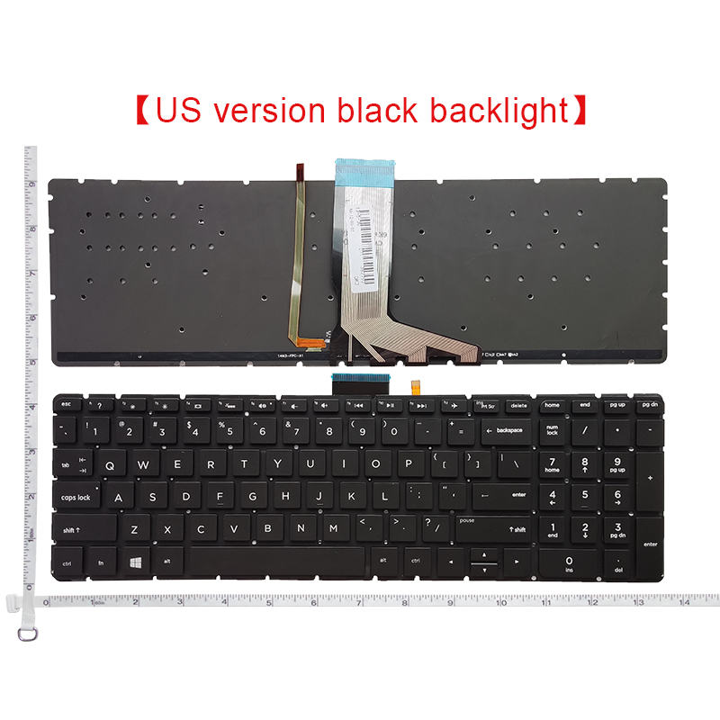 USキーボード HP Pavilion 15-ab500 A - Gaming Keyboard E Yooso のレビューと価格