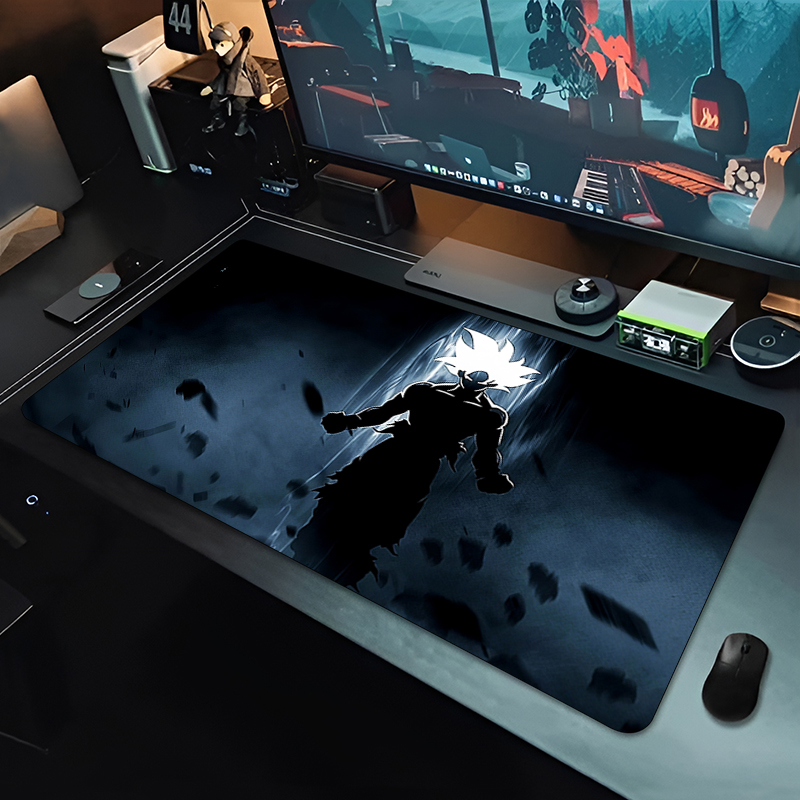 DBZ ブラックアニメマウスパッドドラゴンボール大型 PC  - Gaming Keyboard He のレビューと価格