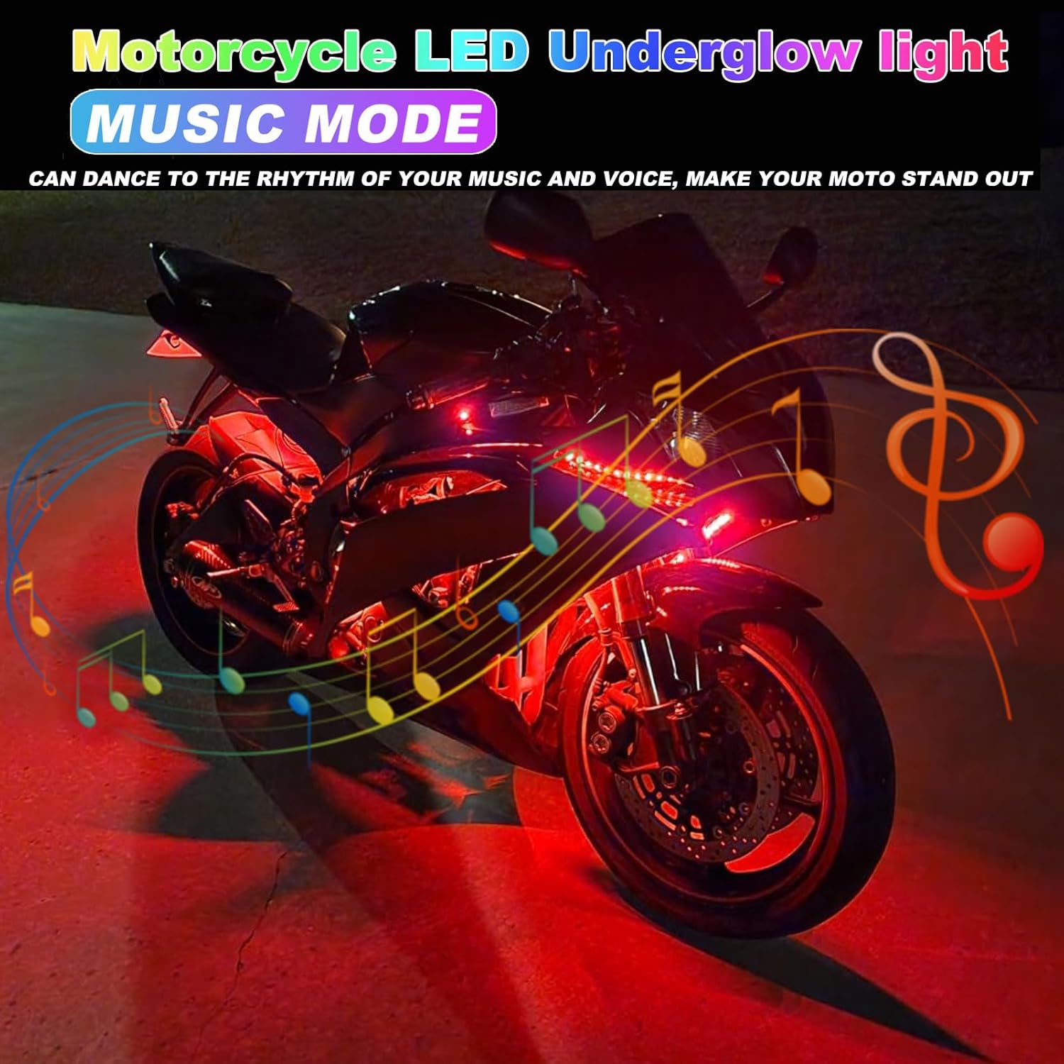 12in1新型バイク用アンダーグローライト 12V LEDバ - Rgb Underglow Strip のレビューと価格