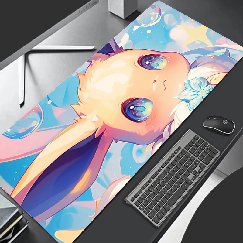 P-ポケモン イーブイ アニメ ゲーミングマウスパッド、拡張 - Gaming Keyboard Affordable のレビューと価格