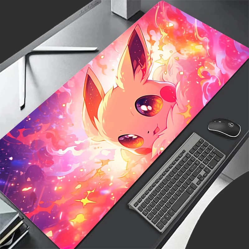 P-ポケモン イーブイ アニメ ゲーミングマウスパッド、拡張 - Gaming Keyboard Affordable のレビューと価格