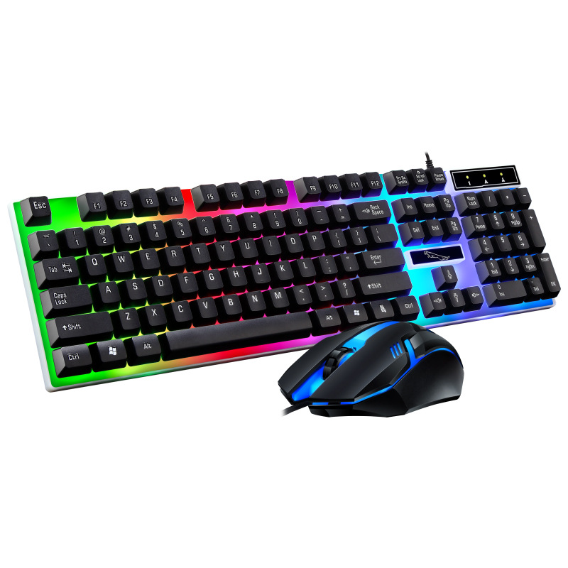 RGBゲーミングキーボードとマウスキット,ゲーマーキーボード - Gaming Keyboard Bundle のレビューと価格