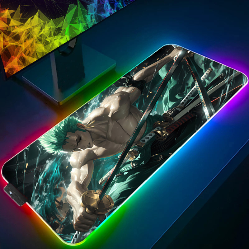 ワンピースゾロマウスパッド RGB ゲームアクセサリー Ga - Gaming Keyboard He のレビューと価格