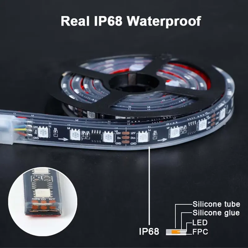 3年保証 RGB+IC 車用アンダーグローライトストリップキ - Rgb Underglow Strip のレビューと価格