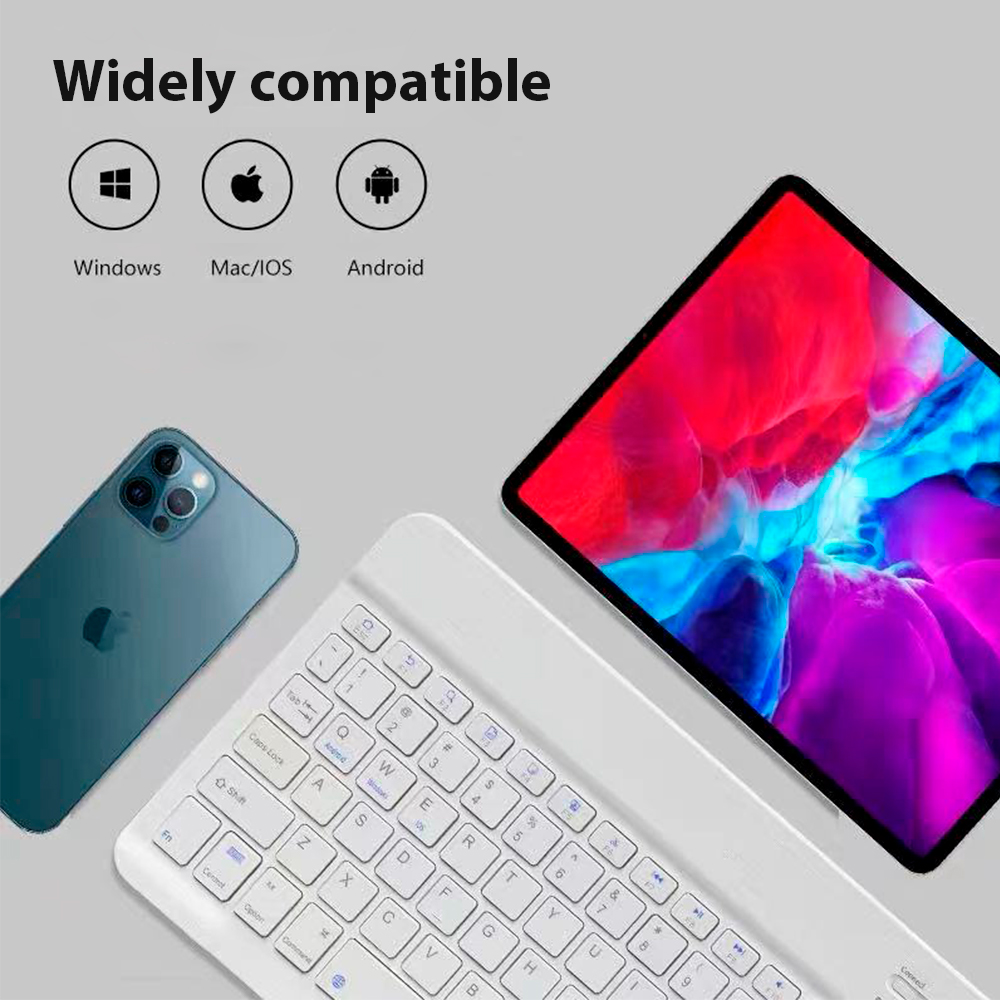 Bluetooth ワイヤレスキーボードユニバーサル携帯電話 - Gaming Keyboard Wireless のレビューと価格