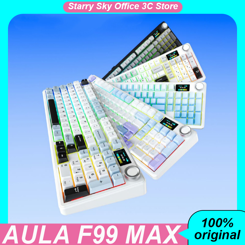 新しい AULA F99 Max ガスケットメカニカルゲーミ - Gaming Keyboard He のレビューと価格