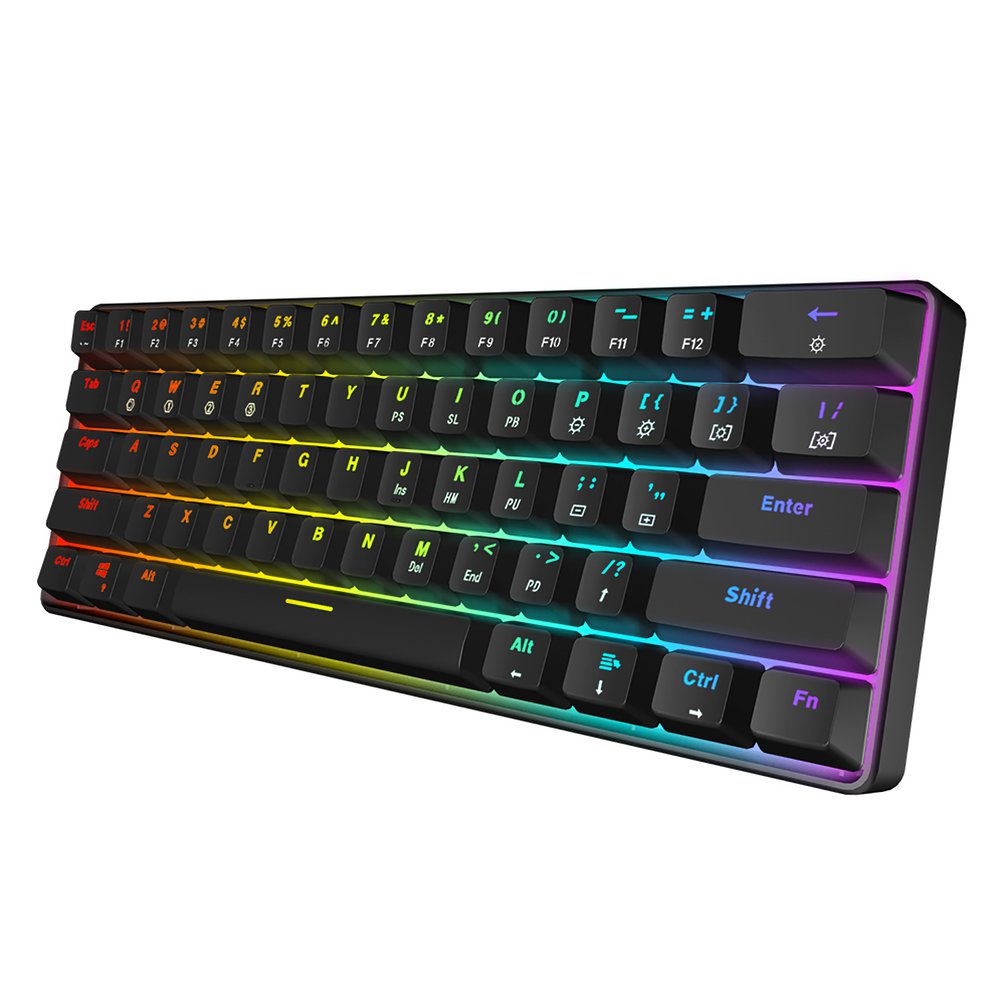 SKYLOONG GK61 ミニポータブル 60% ゲーマー - Gaming Keyboard Bundle のレビューと価格