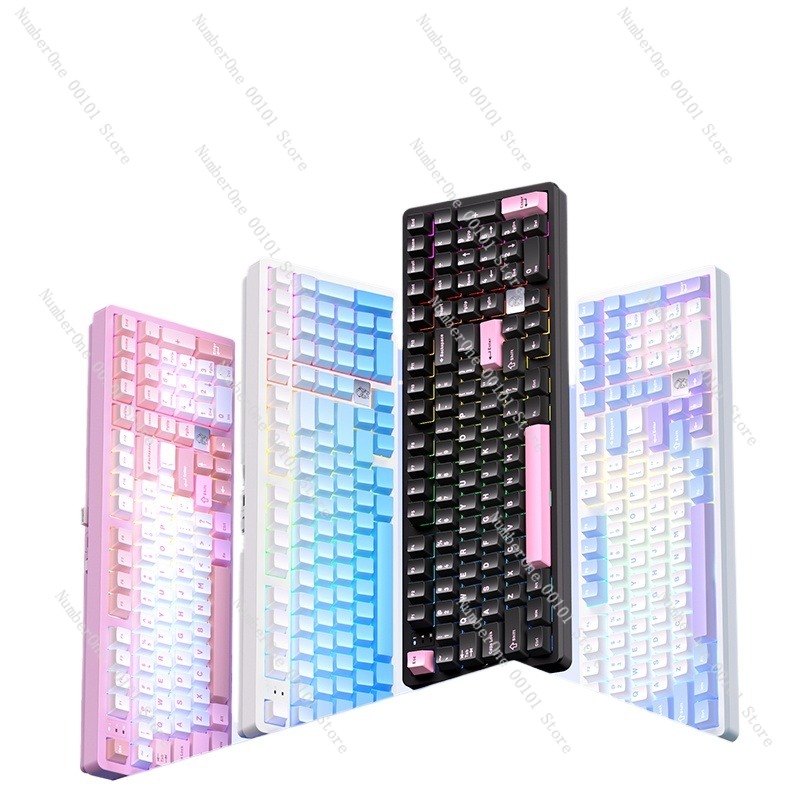 アルミニウム合金メカニカルキーボード、ワイヤレス3モードBl - Gaming Keyboard Wireless のレビューと価格