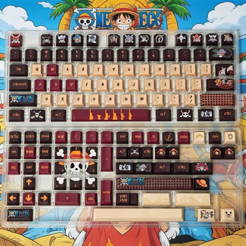 バンダイワンピースモンキー D. ルフィキーキャップセット  - Gaming Keyboard He のレビューと価格
