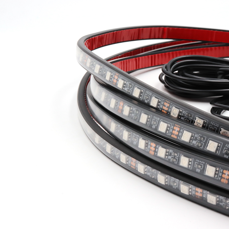 Niscarda 4個12v IP65アプリ制御rgb le - Rgb Underglow Strip のレビューと価格