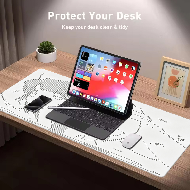 1 個革製マウスパッドアニメエンジェルガール Y2k かわい - Gaming Keyboard And Mouse Pad のレビューと価格